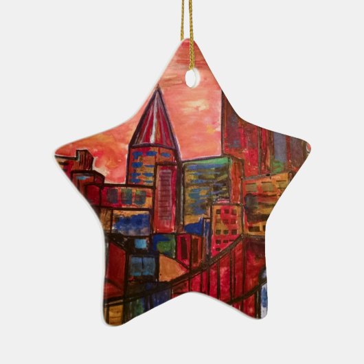 Pittsburgh Keramisch Ornament (Rechts)