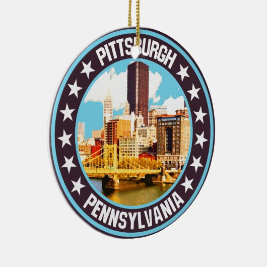 Pittsburgh Keramisch Ornament (Rechts)