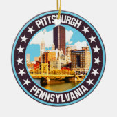Pittsburgh Keramisch Ornament (Voorkant)
