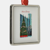 Pittsburgh kerstboomversiering metalen ornament (Rechts)