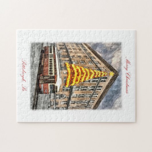 "Pittsburgh kerstherinneringen" Puzzle Legpuzzel (Horizontaal)