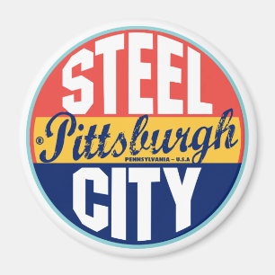 Pittsburgh - label magneet
