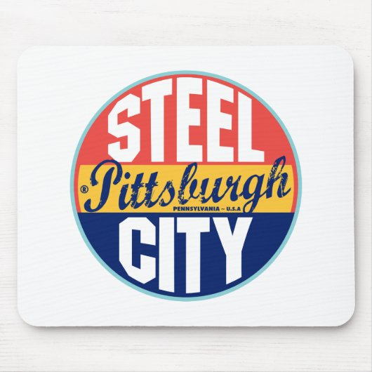 Pittsburgh -  label muismat (Voorkant)