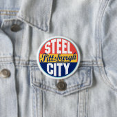 Pittsburgh -  label ronde button 7,6 cm (In situ)