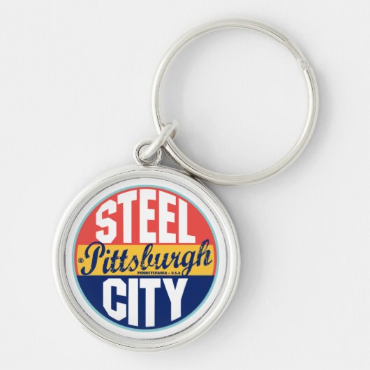 Pittsburgh - label sleutelhanger (Voorkant)