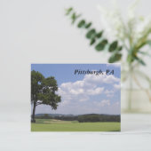 Pittsburgh Landscape Briefkaart (Staand voorkant)