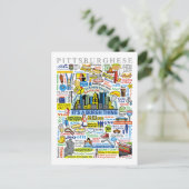 Pittsburgh Language Fun Pittsburghese Artwork Briefkaart (Staand voorkant)