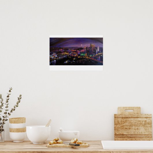 Pittsburgh Light Poster (Keuken)