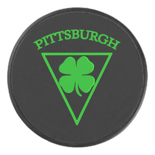 Pittsburgh Luck Hockey Puck
