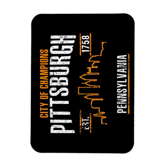 Pittsburgh Magneet (Verticaal)