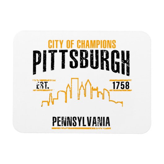 Pittsburgh Magneet (Horizontaal)