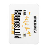 Pittsburgh Magneet (Verticaal)