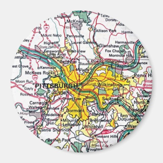 Pittsburgh Magneet (Voorkant)