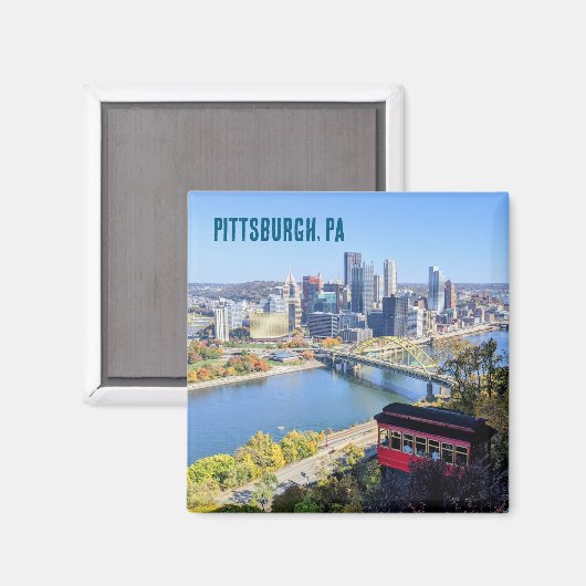 Pittsburgh Magnet (Voorkant / Achterkant)