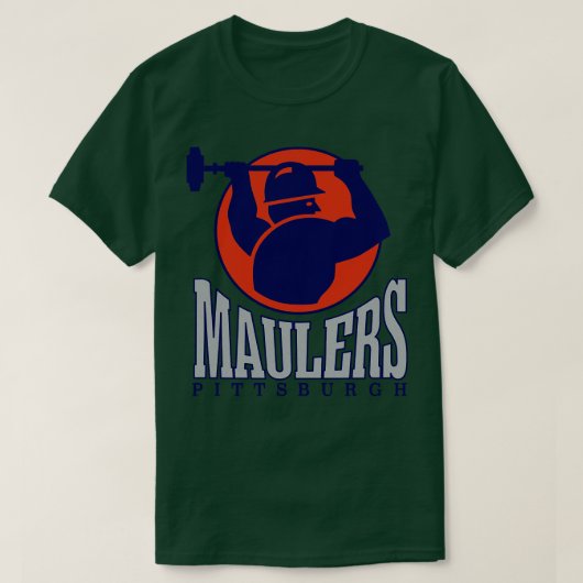 Pittsburgh Maulers USFL 1984 T-shirt (Design voorkant)