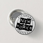 Pittsburgh New Works Festival Button (klein) (Voorkant /achterkant)