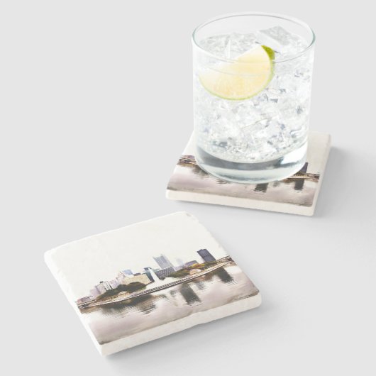 Pittsburgh Onderzetter (Zijkant)