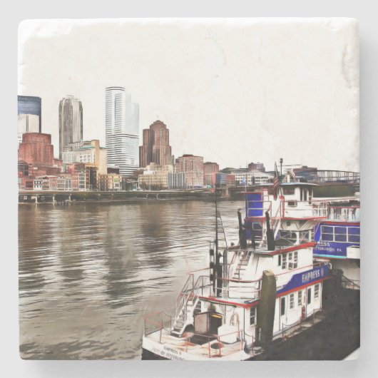 Pittsburgh Onderzetters (Voorkant)