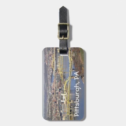 Pittsburgh, PA Bagagelabel (Voorkant verticaal)
