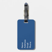 Pittsburgh, PA Bagagelabel (Achterkant verticaal)