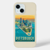Pittsburgh, PA | Bird's Eye Uitzicht Case-Mate iPhone Case (Achterkant)