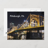 Pittsburgh, PA Briefkaart (Voorkant / Achterkant)