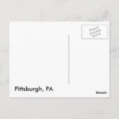 Pittsburgh, PA Briefkaart (Achterkant)