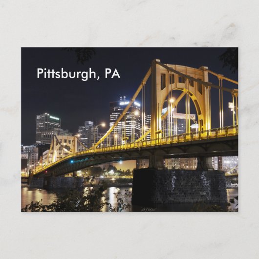 Pittsburgh, PA Briefkaart (Voorkant)