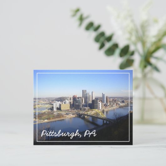Pittsburgh, PA Briefkaart (Staand voorkant)