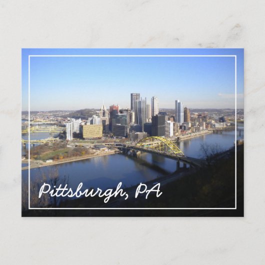 Pittsburgh, PA Briefkaart (Voorkant)