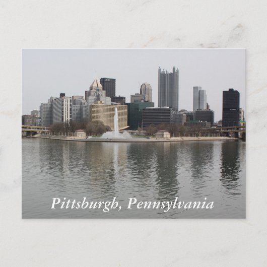 Pittsburgh, PA-briefkaart Briefkaart (Voorkant)