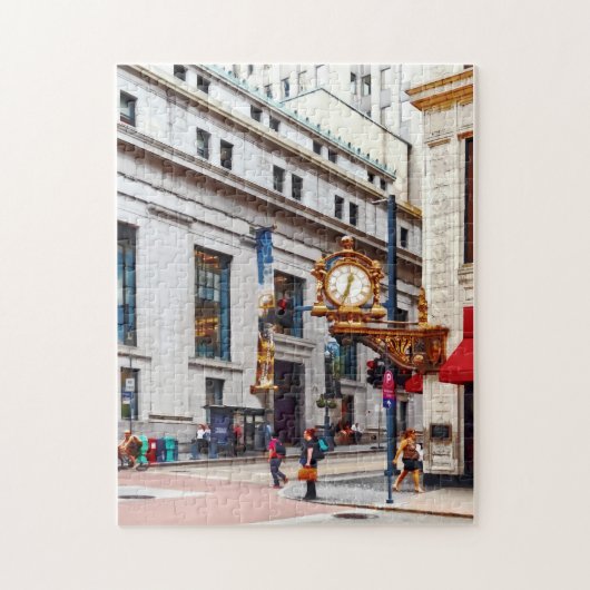 Pittsburgh PA - hoek van Smithfield en vijfde Legpuzzel (Verticaal)