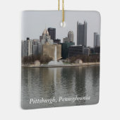 Pittsburgh, PA Keramisch Ornament (Rechts)