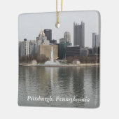 Pittsburgh, PA Keramisch Ornament (Links)