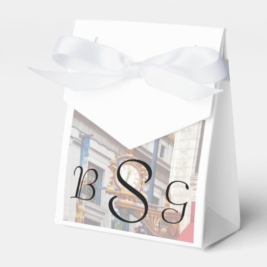 Pittsburgh PA - Ontmoet me onder het klokhuis Bedankdoosjes (Voorkant Zijde)