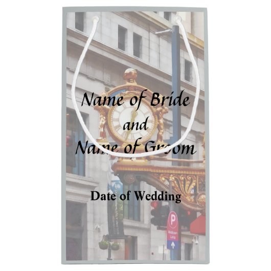 Pittsburgh PA - Ontmoet me onder het klokhuis Klein Cadeauzakje (Achterkant)