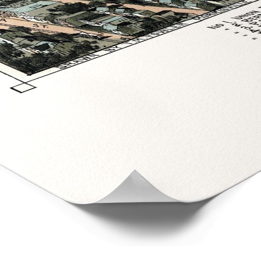 Pittsburgh, PA Panorama Map - 1902 Poster (Hoek)