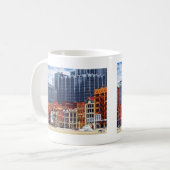 Pittsburgh PA Skyline Closeup Koffiemok (Voorkant links)
