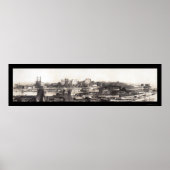Pittsburgh, PA Skyline Foto 1907 Poster (Voorkant)