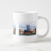 Pittsburgh PA Skyline Grote Koffiekop (Rechts)