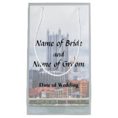 Pittsburgh PA Skyline Wedding Supplies Klein Cadeauzakje (Voorkant)