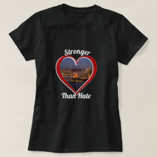 Pittsburgh PA Sterker dan Hate T-shirt