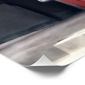 Pittsburgh PA - StRollende Along Liberty Avenue Perfect Poster (Hoek)