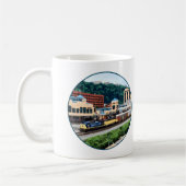 Pittsburgh PA - Trein op postplein Koffiemok (Links)