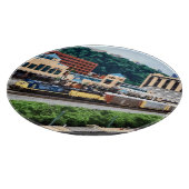 Pittsburgh PA - Trein op postplein Snijplank (Hoek)