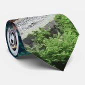 Pittsburgh PA - Trein op postplein Stropdas (Opgerold)