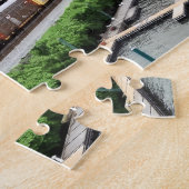Pittsburgh PA - Trein passeert Station Square Legpuzzel (Zijkant)