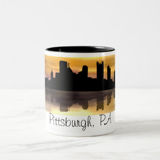 Pittsburgh, PA Tweekleurige Koffiemok
