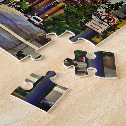 Pittsburgh PA - Uitzicht Down Ninth Street Legpuzzel (Zijkant)