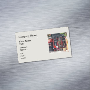 Pittsburgh PA - Wandelend over Liberty Avenue Visitekaartje Magneet